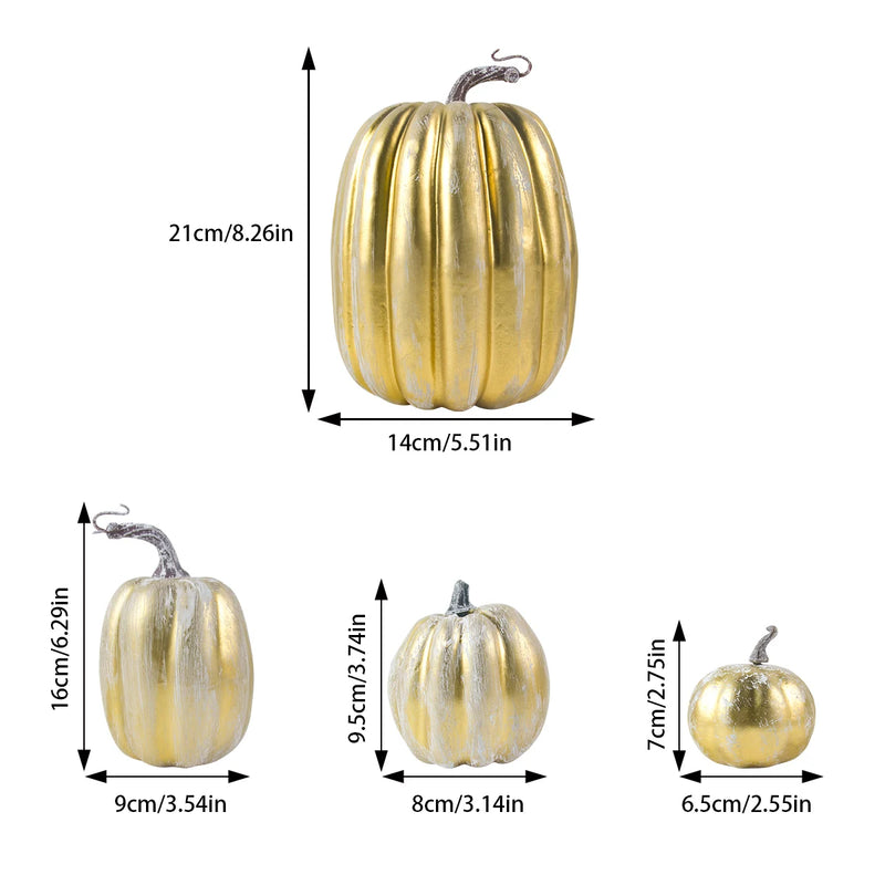 Artificial Foam Pumpkins Halloween Decoration Autumn Harvest Thanksgiving Simulation DIY Handmade Craft Halloween Decor Gifts