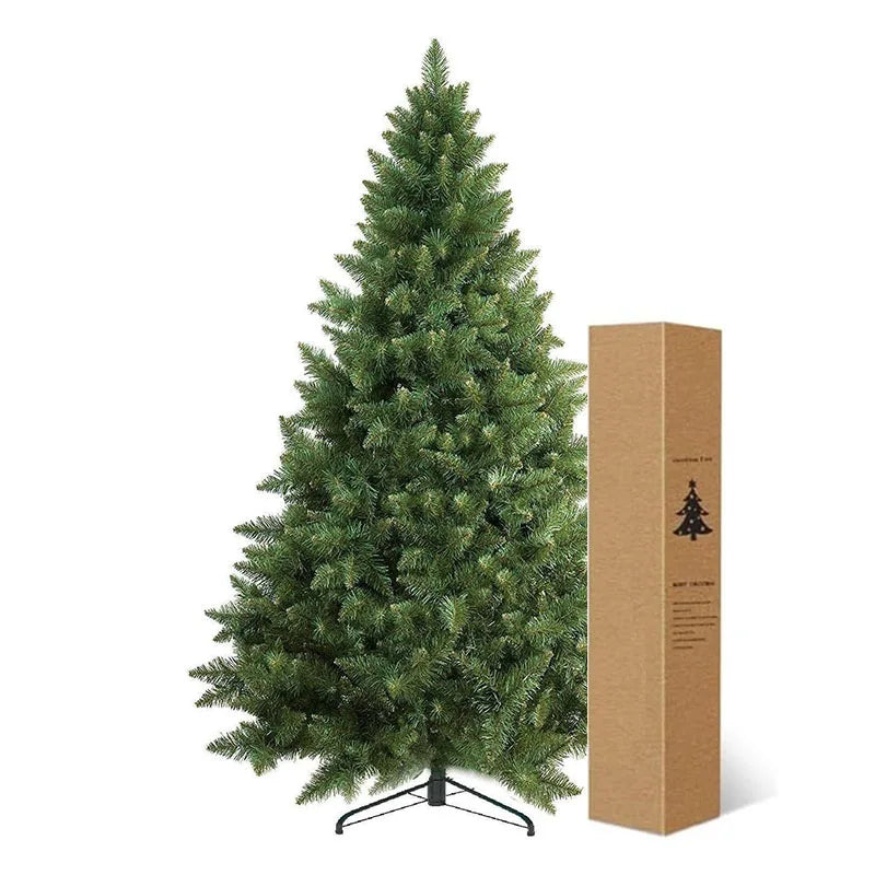 Christmas Tree Premium Xmas Tree  with Metal Stand Lightweight and Easy to Assemble Fir Full Bodied Christmas Tree