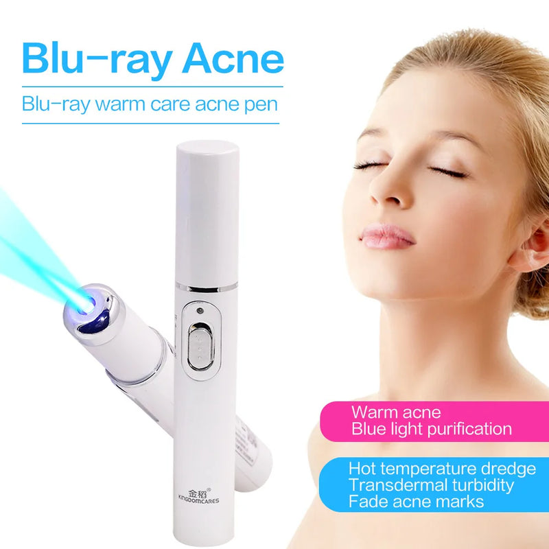 Máquina de luz azul para o rosto,Remoção de rugas da acne Caneta a laser Remoção de manchas da pele Anti-varizes ,Tratamento médico.